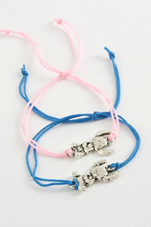 2 Adet Çzgflm Karakteri İp Bileklik