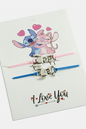 2 Adet Çzgflm Karakteri İp Bileklik