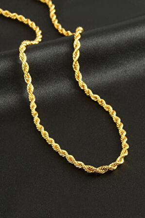 Burgulu Zincir Kolye 60 cm