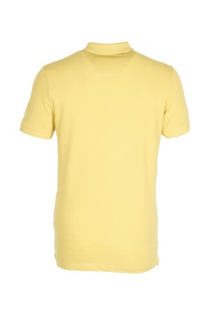 Erkek Polo Yaka Tişört Desenli Sarı %100 Pamuk Slim Fit T-shirt NCS JEANS 1179