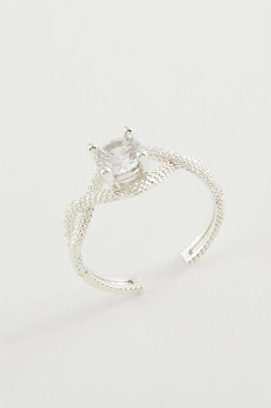 Sonsuzluk Tek Taşlı Yüzük