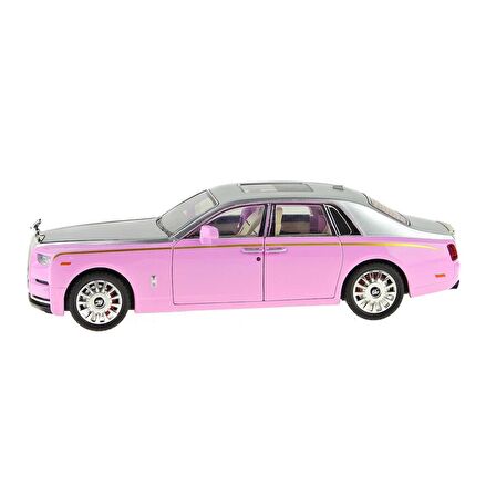 1:20 Ölçek Die-cast model Süper lüx Araba Metal Işıklı 26Cm Pembe