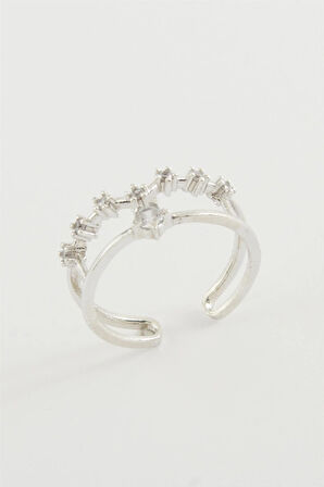 Yıldız Zirkon Taşlı Yüzük