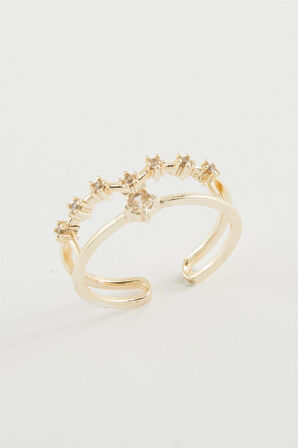 Yıldız Zirkon Taşlı Yüzük