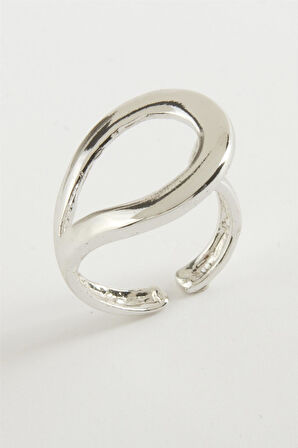 Oval Metal Yüzük
