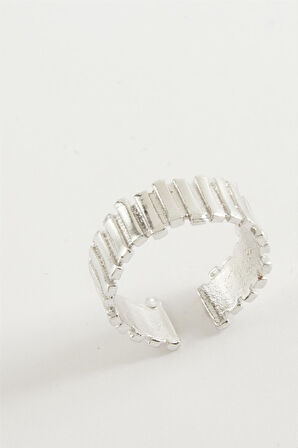 Çizgili Metal Yüzük