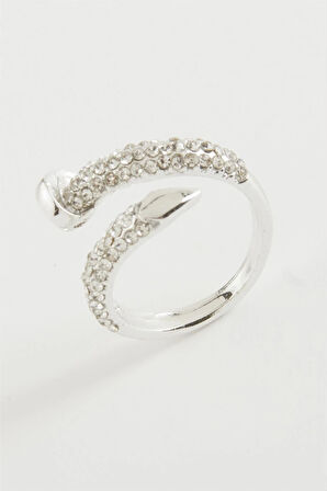 Çivi Zirkon Taşlı Yüzük