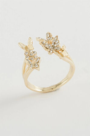 Kelebek Zirkon Taşlı Yüzük