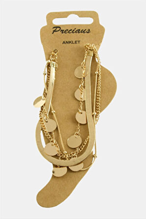 Pullu İtlayan Zincirli Lüks Halhal