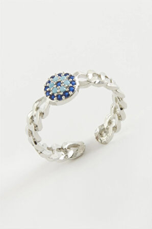 Nazar Zirkon Taşlı Yüzük