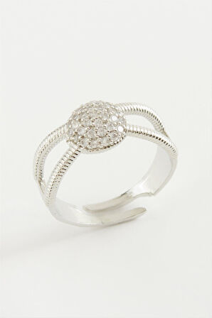 Yuvarlak Taşlı Yüzük