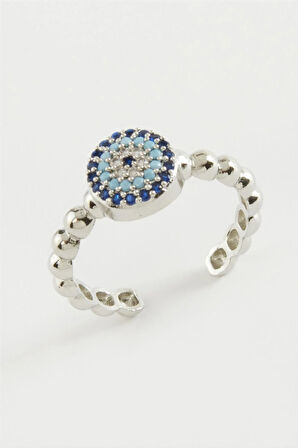 Nazar Zirkon Taşlı Yüzük