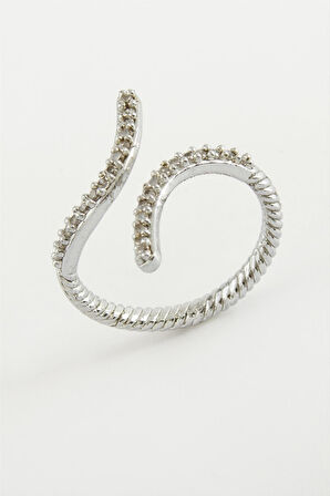 Yılan Zirkon Taşlı Yüzük