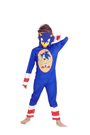 Sonic Kassız Çocuk Kostümü