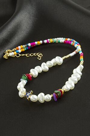 Deniz Yıldızı İnci Kolye