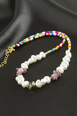 Deniz Yıldızı İnci Kolye