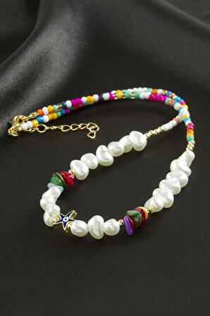 Deniz Yıldızı İnci Kolye