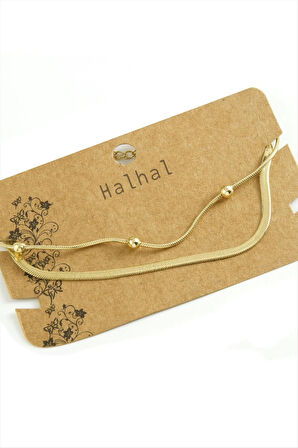 İtalyan Zincirli Lüks Çelik Halhal