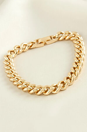 Xuping Düz  Zincir Lüks Çelik Bileklik