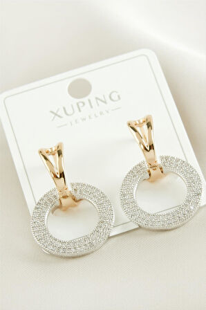 Xuping Halka Lüks Çelik Küpe