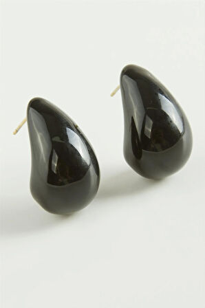 Su Damlası Lüks Çelik Küpe