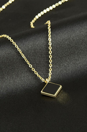 Kare Polyester Kolye