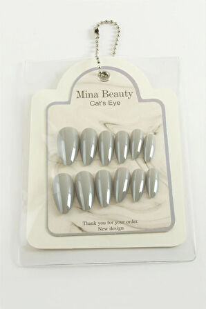 Mina Beauty Kedi Gözü Takma Tırnak