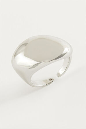 Oval Metal Yüzük