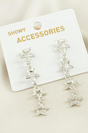 Yıldız Trend Metal Küpe