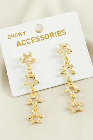 Yıldız Trend Metal Küpe