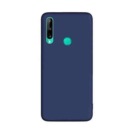Smcase Huawei P40 Lite E Kılıf Mat Silikon  Nano Ekran Koruyucu 