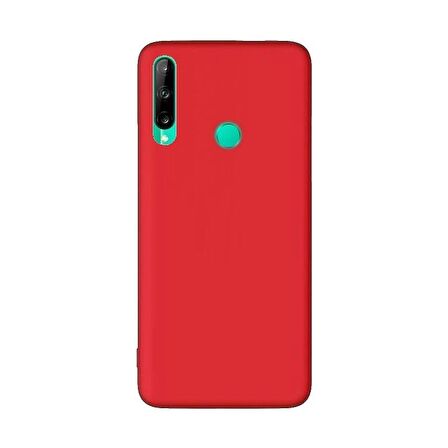 Smcase Huawei P40 Lite E Kılıf Mat Silikon  Tam Kapatan Ekran Koruyucu