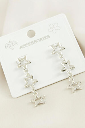 Yıldız Trend Metal Küpe