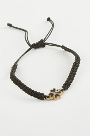 Yonca Makrome Örgülü Bileklik