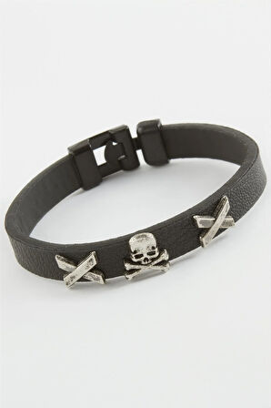 Kuru Kafa Kaliteli Suni Deri Bileklik