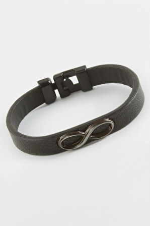 Sonsuzluk Kaliteli Suni Deri Bileklik