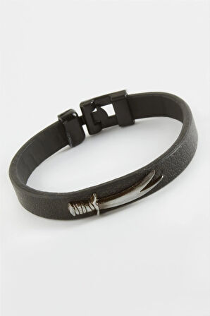 Hançer Kaliteli Suni Deri Bileklik