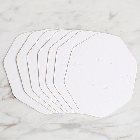 Loren 25'li Beyaz Takı Kolye Kartı