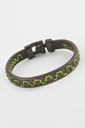 Labirent Kaliteli Suni Deri Bileklik