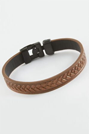 Çiçek Kaliteli Suni Deri Bileklik