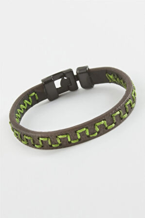 Labirent Kaliteli Suni Deri Bileklik