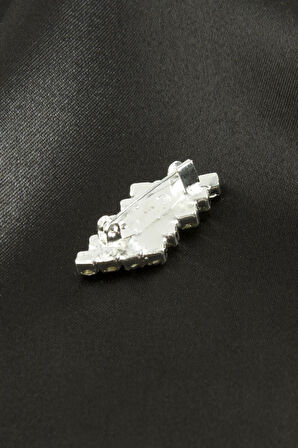 Zikzak Taşlı Broş