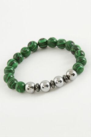 Malahit Hematit Doğaltaş Bileklik