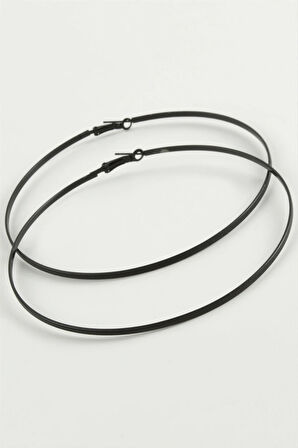 Noktalı Metal Halka Küpe 8-9-10 cm