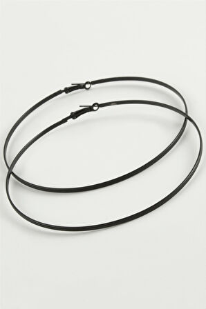 Noktalı Metal Halka Küpe 8-9-10 cm