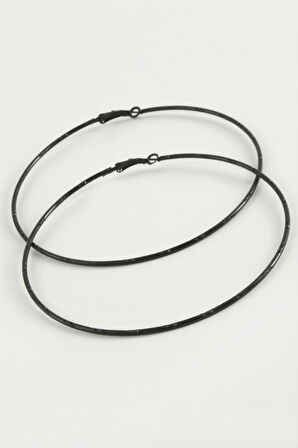 Noktalı Metal Halka Küpe 8-9-10 cm