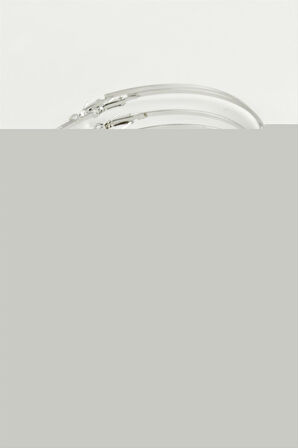 Düz Metal Halka Küpe 6 Adet