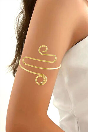 Zikzak Figürlü Üst Kol Pazu Bilekliği