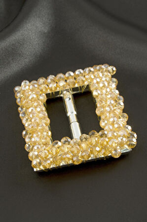 Dikdörtgen Taşlı Kemer Tokası 1 Adet