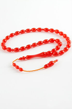 Zeytin Şekilli Plastik Tesbih 8*11 mm